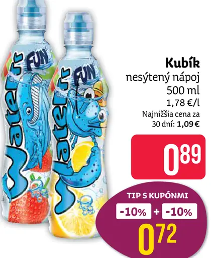 Kubík nesýtený nápoj