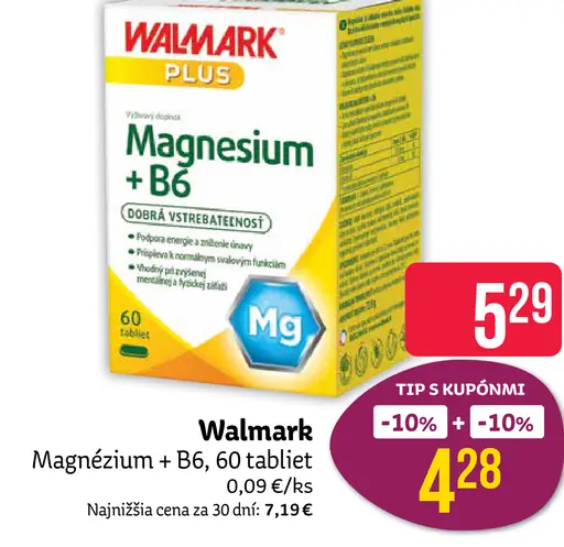 Walmark Magnézium + B6