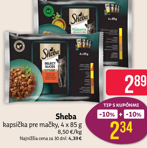 Sheba Select Slices kapsičky pre mačky