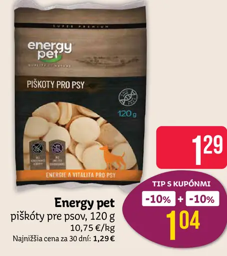 Energy Pet piškóty pre psov