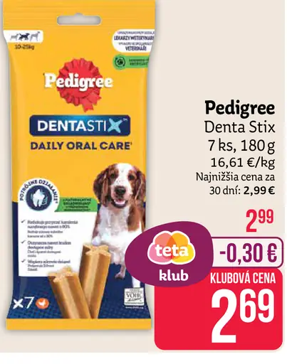 Pedigree Dentálne tyčinky pre psy