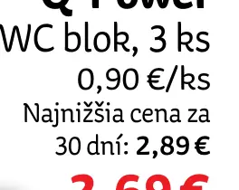 Q-Power WC blok