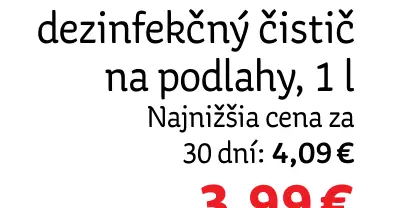 Savo dezinfekčný čistiaci na podlahy