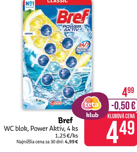 Bref Power Aktiv WC blok