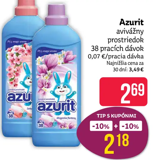 Azurit avivážny prostriedok