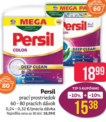 Persil Color Deep Clean prací prostriedok