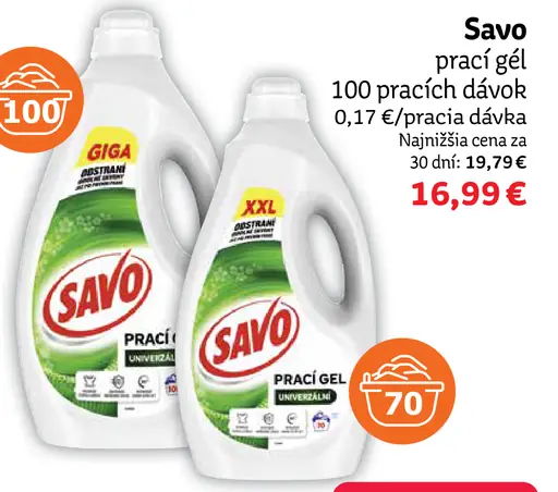 Savo prací gel