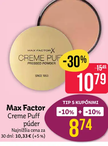 Max Factor púder Creme Puff