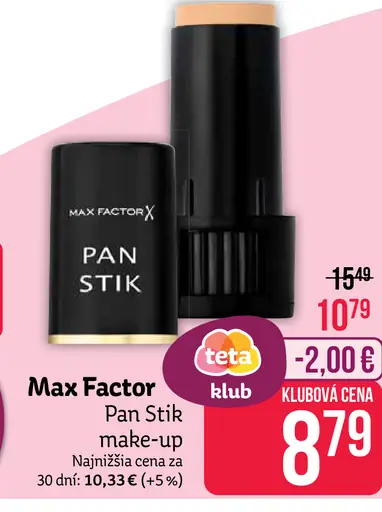 Max Factor Pan Stik make-up