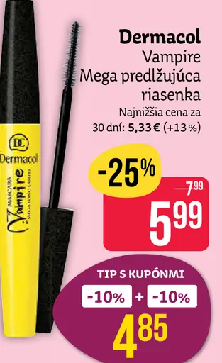 Dermacol Vampire Mega predlžujúca riasenka