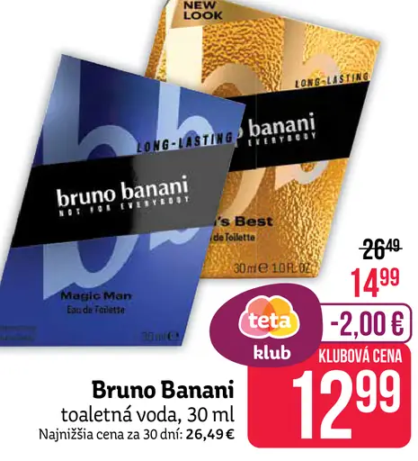 Bruno Banani Magic Man toaletná voda