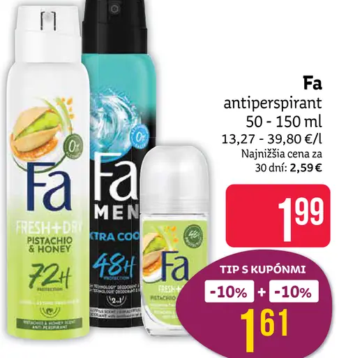 Fa antiperspirant