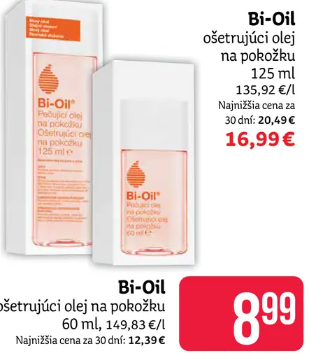 Bi-Oil ošetrujúci olej na pokožku