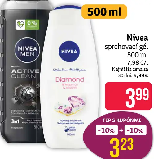 Nivea sprchovací gél Diamond