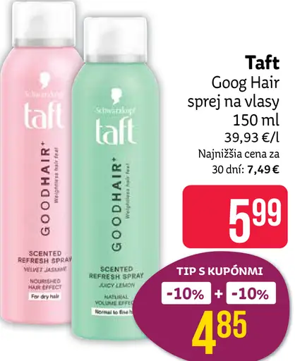 Taft Good Hair sprej na vlasy