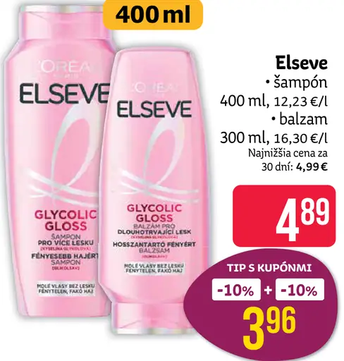 L’Oréal Elseve Glycolic Gloss šampón