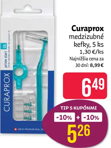 Curaprox medzizubné kefky