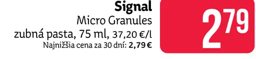 Signal Micro-Granules zubná pasta