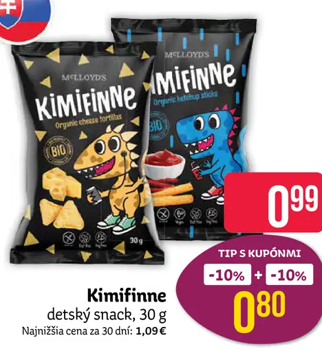 Kimifinne detský snack