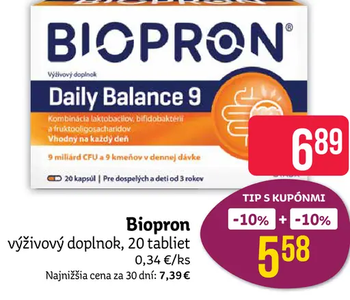 Biopron výživový doplnok Daily Balance 9