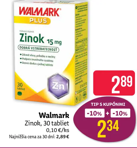 Walmark Zinok 15 mg