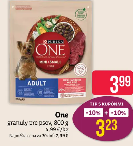 Purina One granuly pre psov Adult mini/small