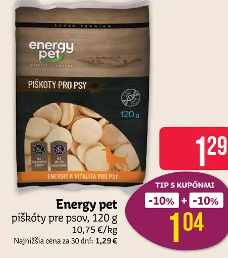 Energy Pet piškóty pre psov