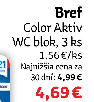 Bref WC blok Color Aktiv