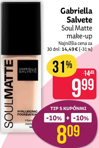 Gabriella Salvete Soul Matte make-up