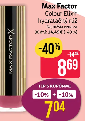 Max Factor Colour Elixir hydratačný rúž na pery, rôzne odtiene