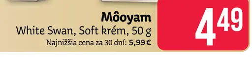Môoyam White Swan Soft pleťový krém
