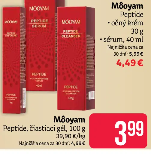 Môoyam Peptide očný krém