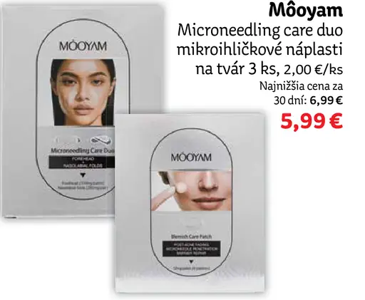 Mooyam Microneedling Care duo mikroihličkové náplasti na tvár