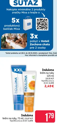 Indulona Nechtíková krém na ruky