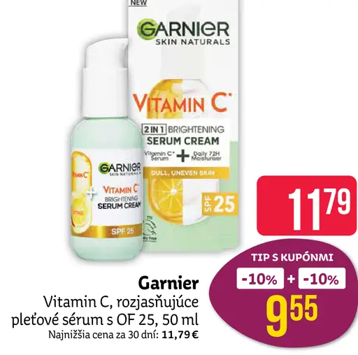 Garnier Vitamin C rozjasňujúce pleťové sérum s OF 25