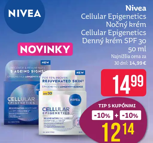 Nivea Cellular Epigenetics omladzujúci nočný krém