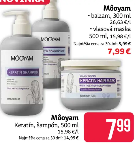 Móoyam keratínový šampón