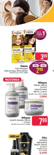 Palette Color Shampoo farba na vlasy