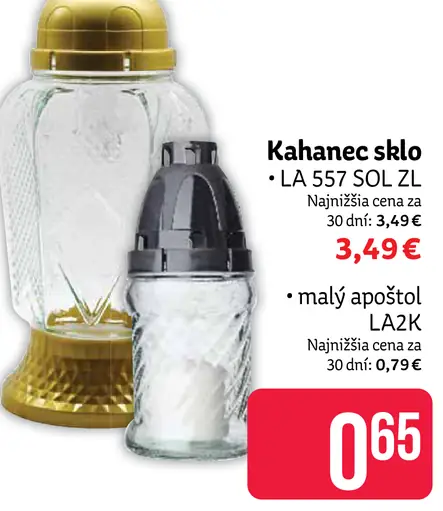 Kahanec sklo LA 557 SOL ZL