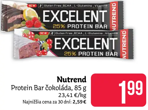 Nutrend proteinová tyčinka čokoláda