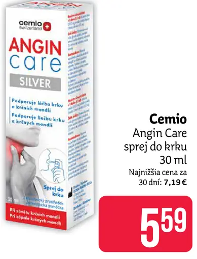 Cemio Angin Care sprej do krku