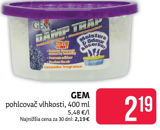 GEM pohlcovač vlhkosti Lavender Fragrance