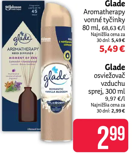 Glade Aromatherapy voňavé tyčinky Moment of Zen