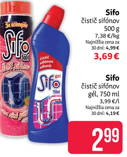 Sifo čistič sifónov