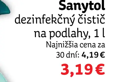 Sanytol Dezinfekčný čistič