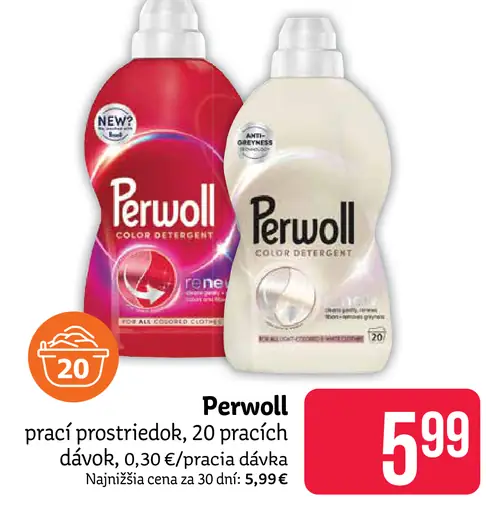 Perwoll prací prostriedok Renew Advanced Color