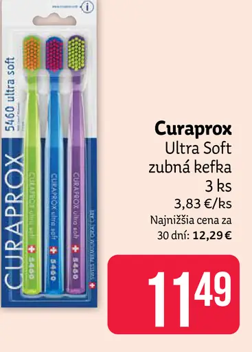 Curaprox zubná kefka ultra soft, super soft