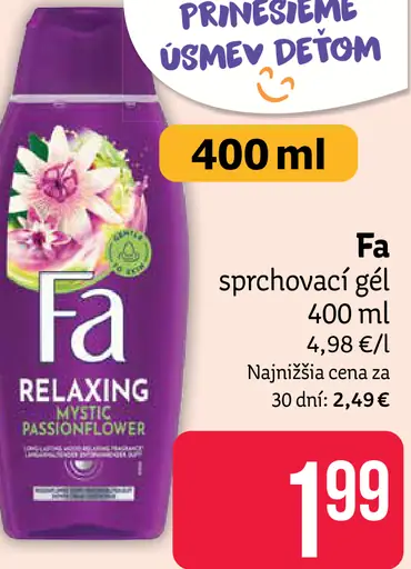 Fa Relaxing Mystic Passionflower sprchový krém