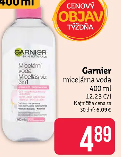 Garnier micelárna voda Micellar 3in1