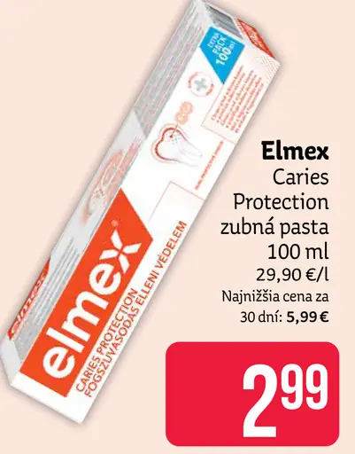 elmex® Caries Protection zubná pasta bez mentolu